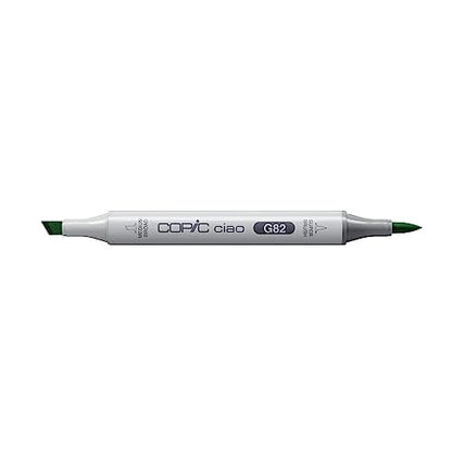 Copic Markers G82 Ciao with Replaceable Nib, Spring Dim Green