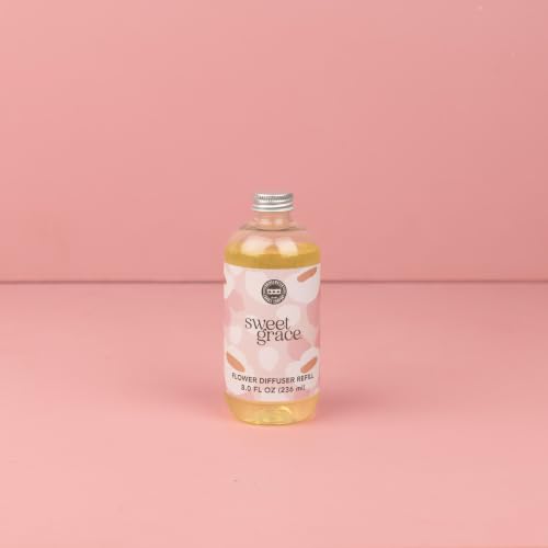 Sweet Grace Dye-Free Diffuser Oil Refill - 8 fl oz, Long-Lasting Home Fragrance