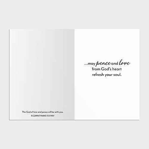 Christmas Greeting Card Set with Scripture - Snowy Scene Dual Pack, 24 Cards & Envelopes