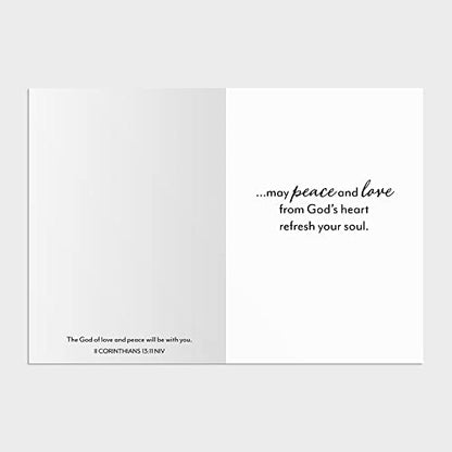 Christmas Greeting Card Set with Scripture - Snowy Scene Dual Pack, 24 Cards & Envelopes