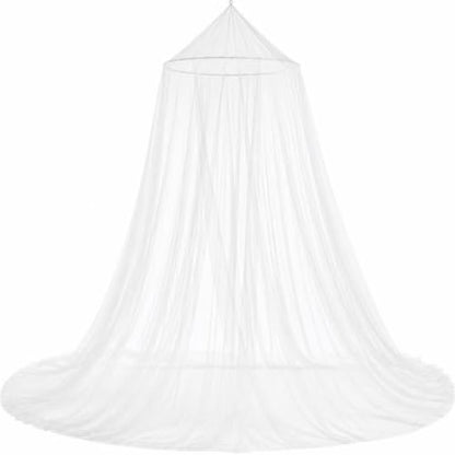 Large White Dome Mosquito Bed Net for Twin & Queen Beds - Indoor & Outdoor Canopy Curtain