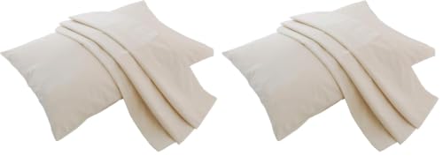 Organic Cotton Pillow Case - Off White / 16x22 Kids Pillow Cover - Pack of 2