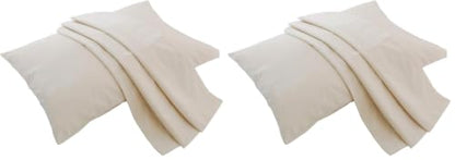 Organic Cotton Pillow Case - Off White / 16x22 Kids Pillow Cover - Pack of 2