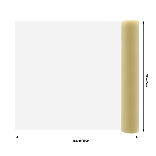Self-Adhesive Carpet Protector Film 36x500ft Clear Surface Protection