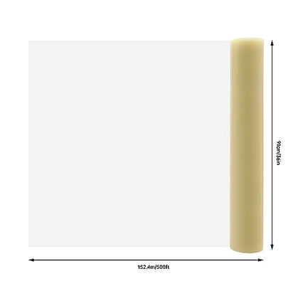 Self-Adhesive Carpet Protector Film 36x500ft Clear Surface Protection