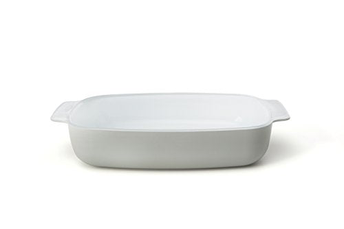 Creo SmartGlass Cookware, 2-quart Baking Dish, Brooklyn Grey