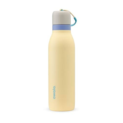 Insulated Stainless Steel Water Bottle 18oz with Twist Lid & Carry Loop
