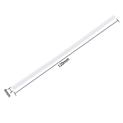 White Paper Twist Ties 5-Inch Pack of 500 for Food & Packaging