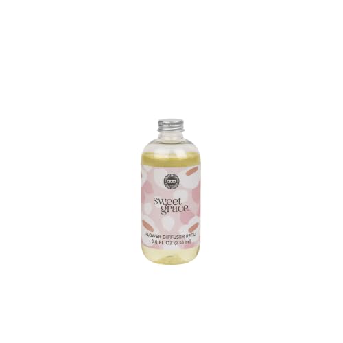 Sweet Grace Dye-Free Diffuser Oil Refill - 8 fl oz, Long-Lasting Home Fragrance