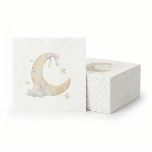 Cocktail Napkins - Premium Linen-Feel Disposable Hand Towels, 40 Pack