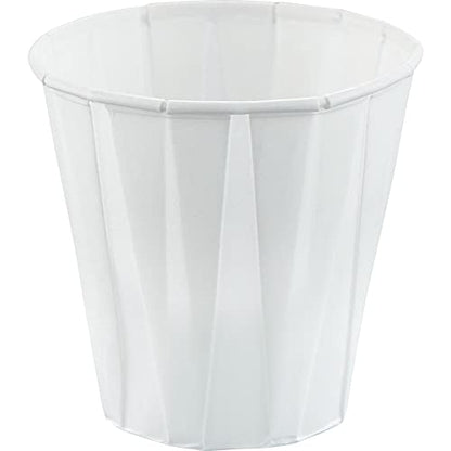 Pleated Water Cups, 3 1/2 Oz, 100 Count (Pack of 1)