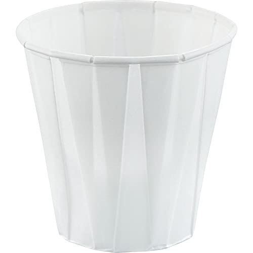 Pleated Water Cups, 3 1/2 Oz, 100 Count (Pack of 1)