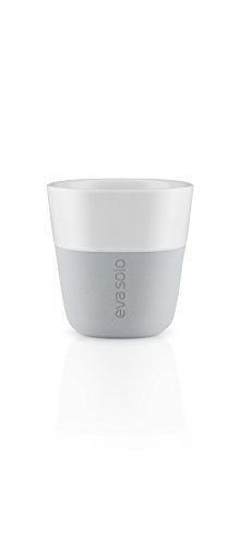 Eva Solo Marble Grey Espresso Tumbler Mug - 3 oz Porcelain Coffee Cup with Silicone Grip