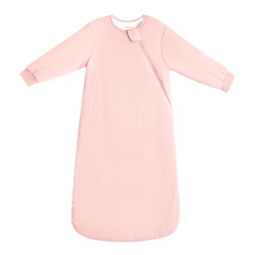 Baby Sleep Sack Rayon Bamboo 12-18 Months Pink - Breathable & Safe