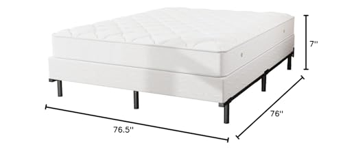 NEW JETO Metal Bed Frame,Sturdy Platform,Heavy Duty Sturdy Bed Frame Black King,9 Legs Support,Easy to Assemble,Without Taking Up Space and Easy to Move