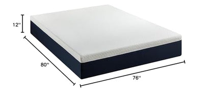 ZINUS 12 Inch King Cooling Comfort Hybrid Mattress [New Version], Fiberglass Free, Medium Firm Feel, Motion Isolation, Certified Safe Foams & Fabric