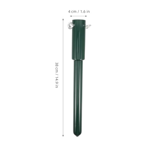 Christmas Tree Height Extender Metal Riser Pole with Screws - Green