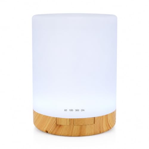 Compact 300mL Humidifier with Timer and Ambient Light for Bedroom and Office