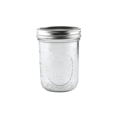 Ball - 16oz Wide Mouth Jars with Lids & Bands 12 Pack Jars, Large Glass Mason Jar for Food Storage with airtight Lid, 0.125 Gallon Glass Jar with Lid and Bands, Set of 12