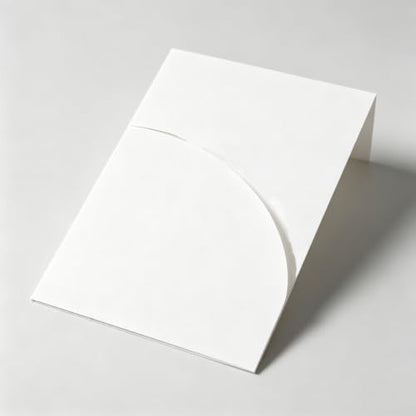 White Invitation Pocket Covers 25 Pieces 5x7 Inch Wedding & Event Envelopes