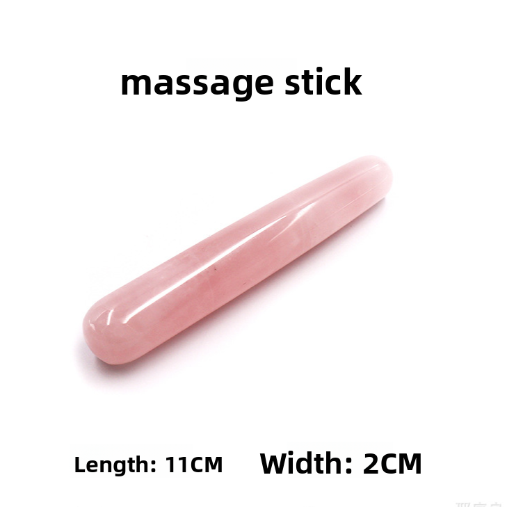 Rose Quartz Jade Facial Body Massage Scraping Stones