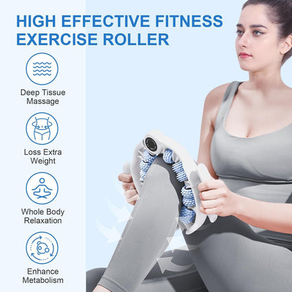 Circular leg-clamping roller