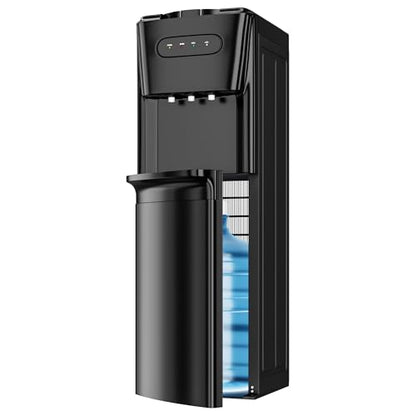 Tehanld Bottom Loading Water Cooler Dispenser Charcoal Black - Hot Cold Room Temp