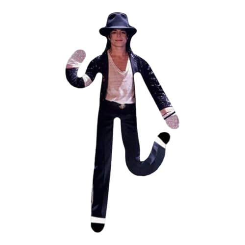 Black Michaell Plush Doll - Posable Soft Action Figure Toy