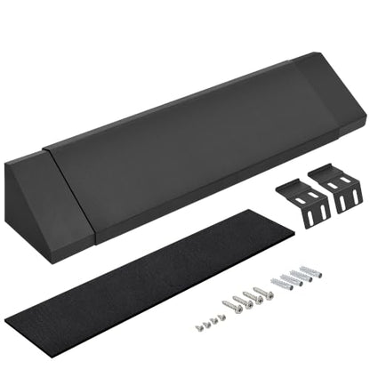OKBA Fireplace Heat Deflector 28-48 Inch Adjustable Hood with 6 Inch Depth