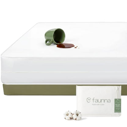 King Size Waterproof Mattress Encasement with Bed Bug & Dust Mite Barrier - 16