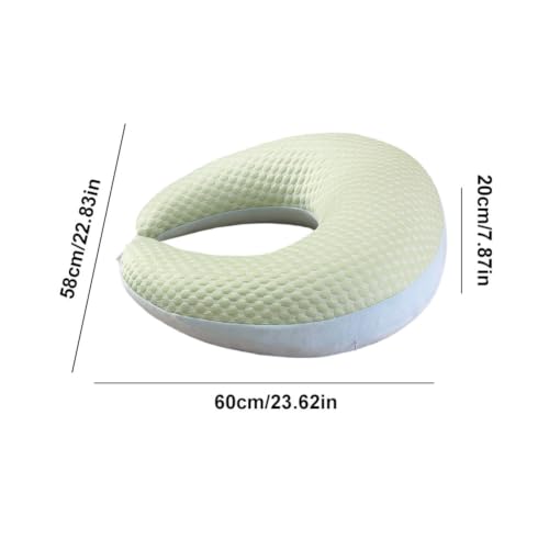 Adult Crocheting Pillow - Ergonomic Support Lap Desk Pillow - Green - Reading Pillow 2