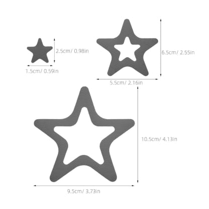 Star-Shaped Non-Slip Shower Stickers for Bathroom Safety - 24 pcs