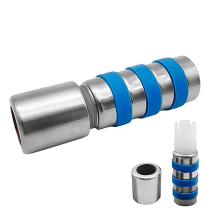Adjustable Telescopic Pipe Extension Joint for Rods - Heavy Duty, Reversible, 112mm