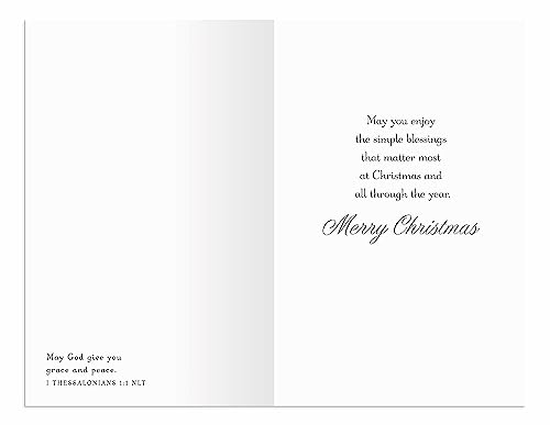 Christmas Greeting Cards with Snowy Red Truck Design - 18 Pack