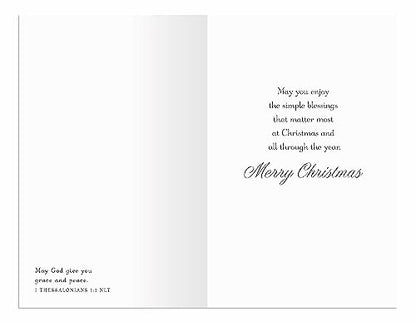 Christmas Greeting Cards with Snowy Red Truck Design - 18 Pack