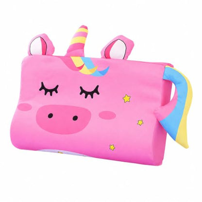 Unicorn Calming Cooling Neck Support Pillow with Soft Animal Design