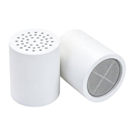 White Showerhead Filter Replacement Cartridge 2 Pack for MDhair
