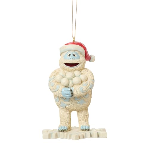 Jim Shore Rudolph Bumble Ornament - Handcrafted Snowflake Hanging Decor