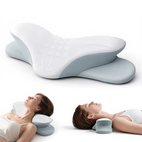Butterfly Cervical Neck Pillow for Sleeping - Ergonomic Support with Memory Foam