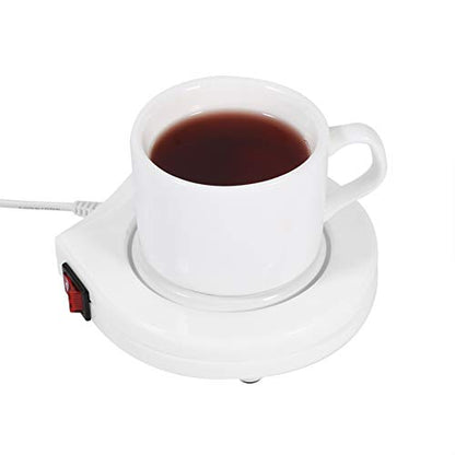 Portable Electric Mug Warmer Plate for Coffee Tea Milk - Home Office