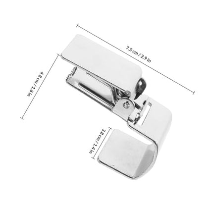 Stainless Steel Rug Hanging Clips - Curtain & Quilt Support, Silver