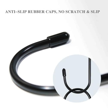 12-Inch Heavy Duty S Hooks for Hanging Plants & Indoor Outdoor Use
