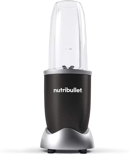 NutriBullet Pro 900W Blender - Exclusive Single-Serve Bundle in Black Stainless Finish