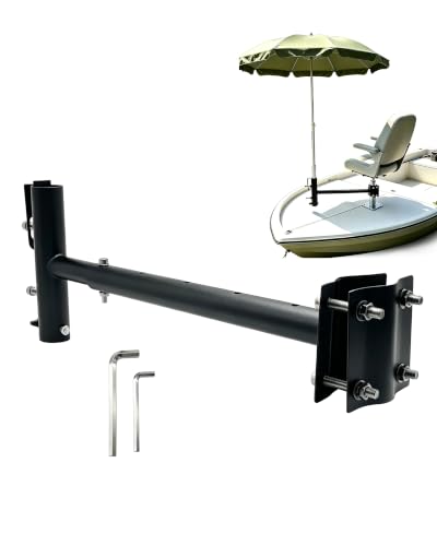 Boat Seat Umbrella Holder Clamp for Pin Post, Heavy-Duty Marine Mount