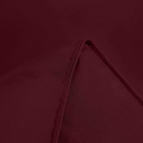 Utopia Bedding Comforter Duvet Insert, Quilted Comforter with Corner Tabs, Box Stitched Down Alternative Comforters Queen Size (Burgundy, Pack of 4)