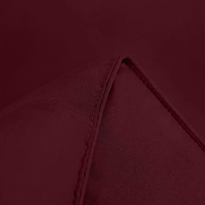Utopia Bedding Comforter Duvet Insert, Quilted Comforter with Corner Tabs, Box Stitched Down Alternative Comforters Queen Size (Burgundy, Pack of 4)