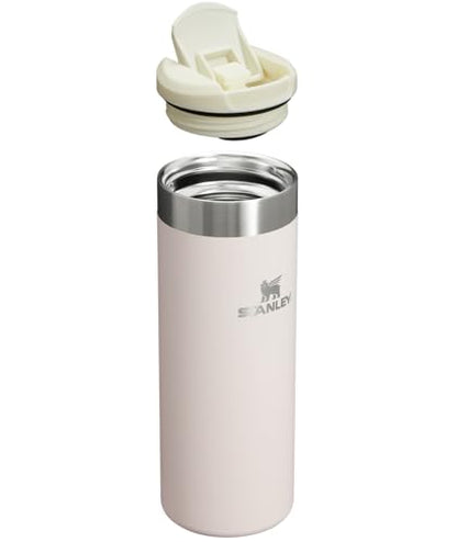 Stanley AeroLight Transit Bottle 16 oz | Locking Drink Through Lid | Leak Resistant Water Bottle or Coffee Travel Mug | Lightweight Insulated Stainless Steel | BPA-Free | Rose Quartz