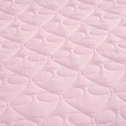 Juicy Couture Luxe Bow 3-Piece Quilt Set Full/Queen Light Pink - Reversible Bedding
