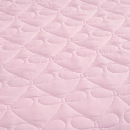 Juicy Couture Luxe Bow 3-Piece Quilt Set Full/Queen Light Pink - Reversible Bedding