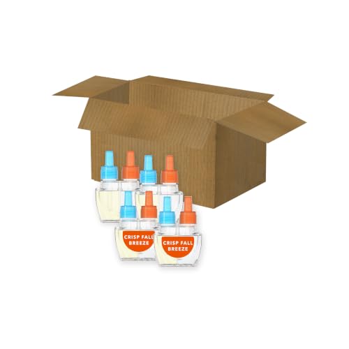 Febreze Odor-Fighting Plug-In Air Freshener Refill - Crisp Fall Breeze Scent, 4 Refills
